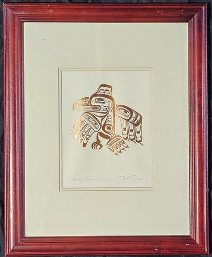 Bill reid embossed copper art - embossed,