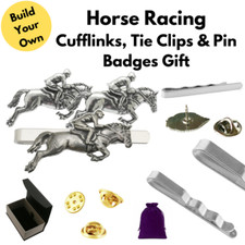 Horse Racing Cufflinks Tie
