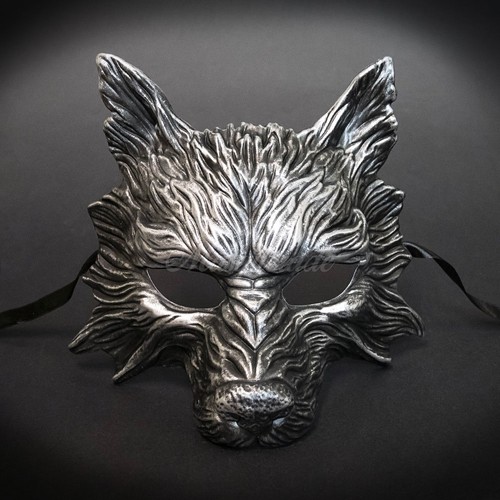 Hungry scary wolf mask - scary,