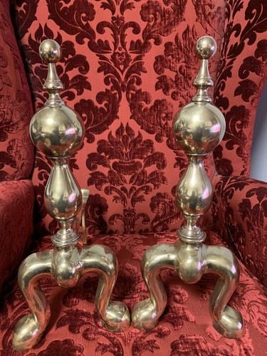Beautiful pair brass - brass, fire