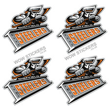 Sheffield Steelers Ice Hockey Stickers laptop Car  Window (Choose size/Quantity)