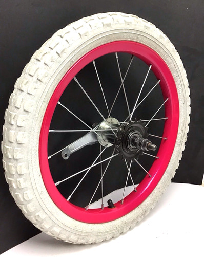 Bicycle rear pink - rear, wheel