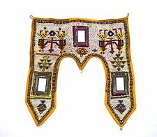 Old Vintage Embroidery Work Kutch Heavy Beaded Wall Hanging Décor. i17-343