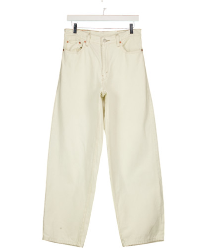 Levi ecru white - baggy, mid