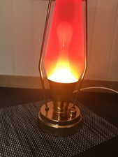 Vintage 1960s Crestworth Astro Coach Lantern..red liquid yellow wax..