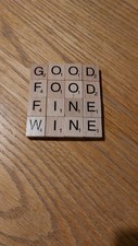 Scrabble Tile Coaster handmade