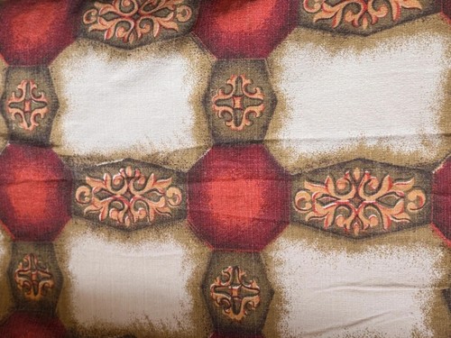 Vintage 50s 60s barkcloth - vintage,