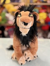 Disney Stamped Scar Plush From Lion King Soft Toy Teddy Doll