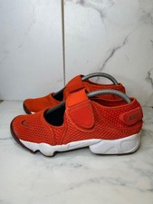 Orange Nike Air Rift Ladies Running Sports Shoes Size 5.5 Trainers 
