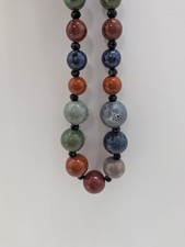 Chunky Boho Earth Tone Glass