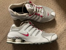 Nike Shox NZ 2011 Trainers Pink White and Silver For Women UK 7.5