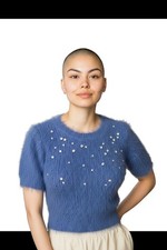  ZARA Short-sleeved Faux Fur