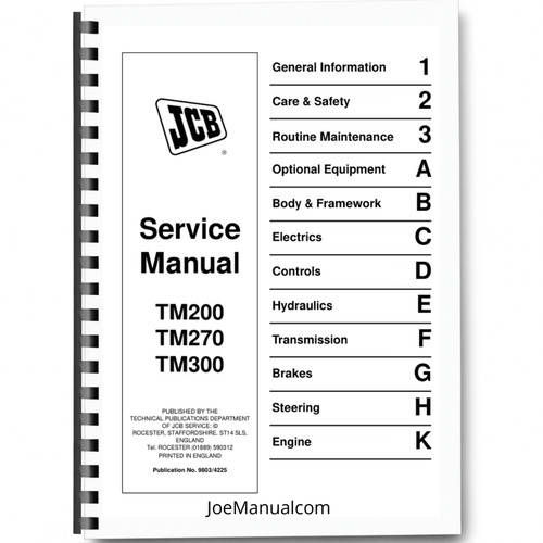 Jcb tm200 tm270 tm300 - tm270,