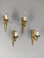 Set Of 4 French Gilt Bras