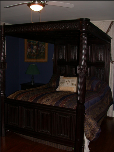 Usa king size bespoke mahogany - size,