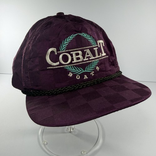Vintage 90s cobalt boats hat - 90s,