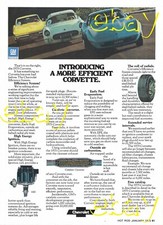 1975 Chevy Corvette Ad Vette Vintage Magazine Advertisement Stingray 75