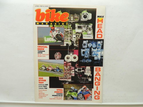 April 1989 bike - 1989, magazine