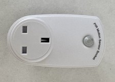 PIR plug in movement detector. Plug in table lamps, lights, heaters. Etc.