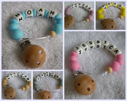 Personalised name baby dummy - personalised,