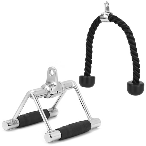Tricep rope and v - tricep,