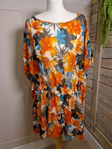 Sheer blouse kaftan top size