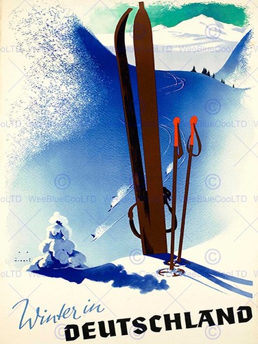 Vintage travel winter - travel,