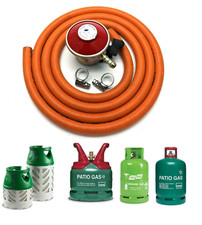 Gas barbecue bottle regulator - bottle,