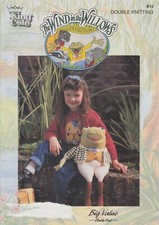 WIND IN THE WILLOWS~KNITTING PATTERNS~ALL 4 CHARACTER TOYS~CHILDREN'S SWEATERS