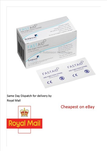 Ipa fast aid alcohol wipes - 70%,