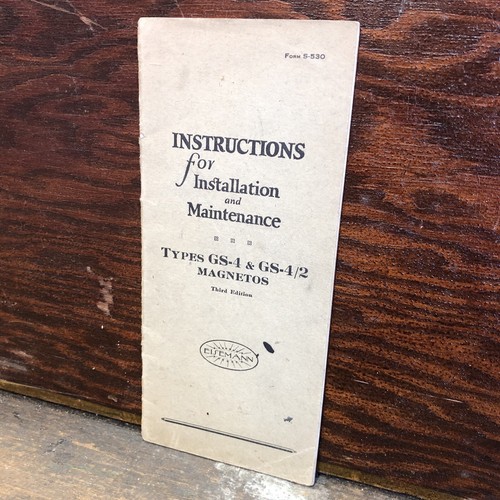 Eisemann instructions types - eisemann,