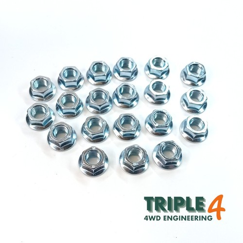 Defender td5 m10 flanged nuts - defender,