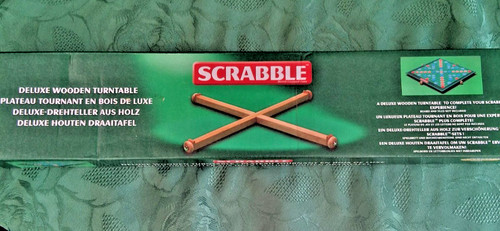 Scrabble deluxe wooden