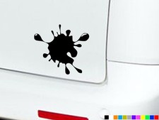 SPLAT FUNNY CAR STICKERS