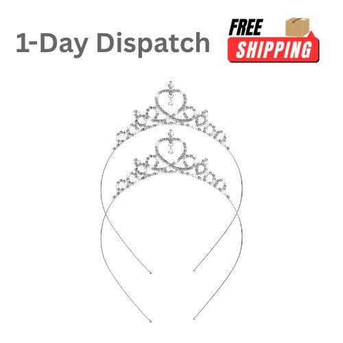 Molain 2pcs princess crown - 2pcs,