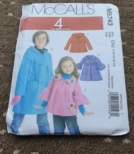 Mccalls sewing pattern 5743 - sewing,