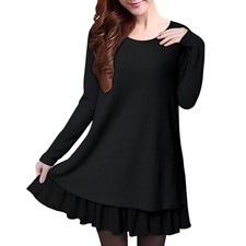 Black Long Sleeve Bodycon Midi