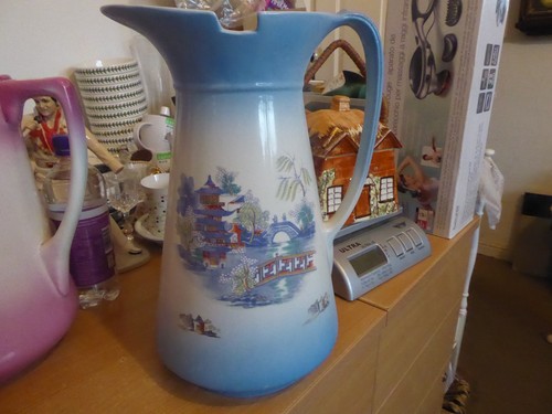 Large blue pattern - blue,