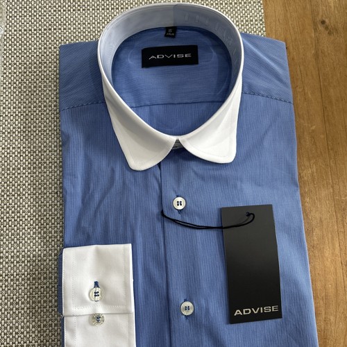 Advise blue shirt - shirt, white