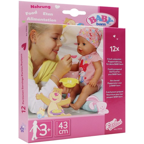 Baby born food for - 43cm, dolls