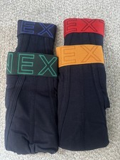 Men’s Next Pants Boxers  A Front Large 4 Pairs 36-38” Navy Set 2  Underwear