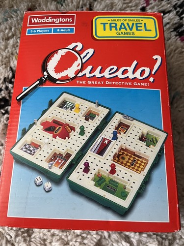 Waddingtons travel cluedo - waddingtons,
