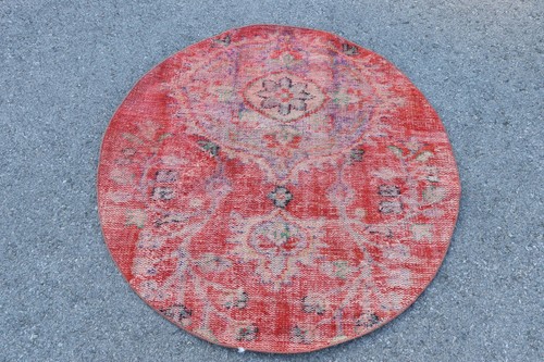 Turkish vintage rug 9x3 9 - vintage, 3,9x3,9