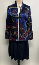 Vintage Asian Print 100% Silk