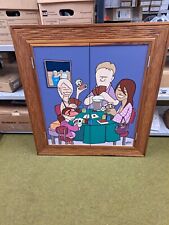 Bespoke Dartboard Cabinet With A Pete McKee Original Painting Signed 1 Of A Kind