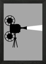 Movie Cine Projector Framed