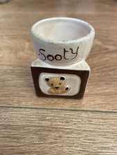  Vintage Sooty TV Egg Cup, Keele St. Pottery, Sooty Concessions LTD 1950s/60s