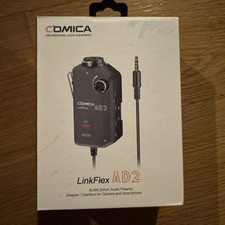 Comica LinkFlex AD2 XLR/6.35mm Audio Preamp interface Phantom Camera Smartphone