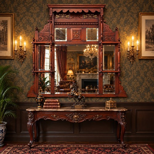 Antique edwardian mahogany - antique,