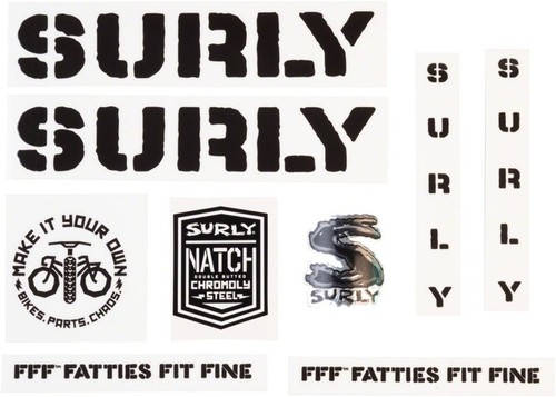Surly overspray decal set - surly,